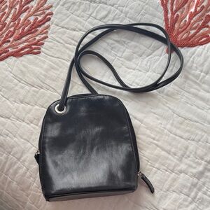 Bo Bo Bags CA Black Leather Crossbody Bag